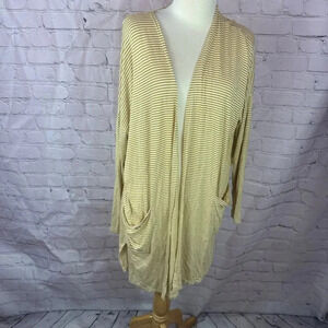 boutique  texas true threads western open front Cardigan duster size medium